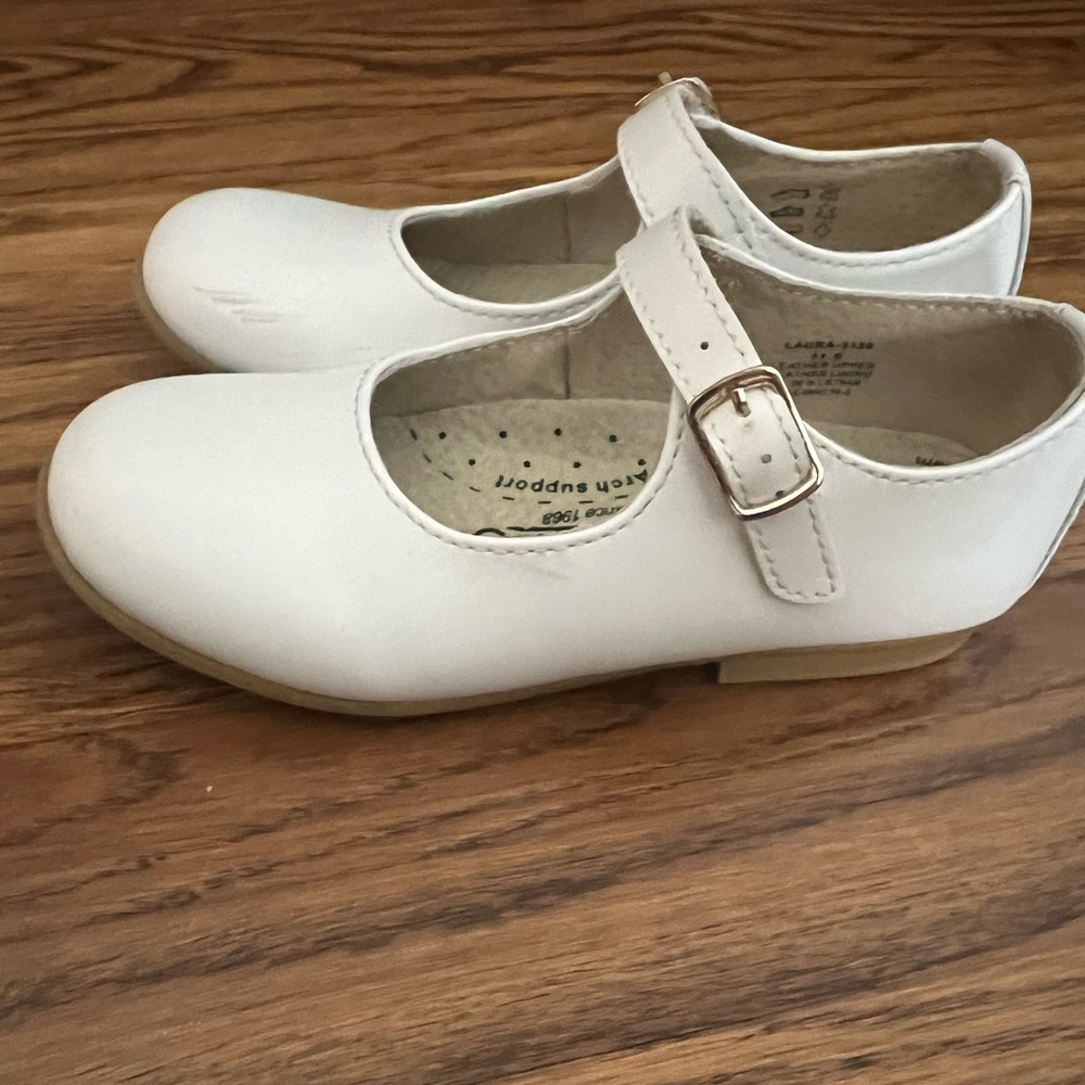 Girls White Footmates 11m